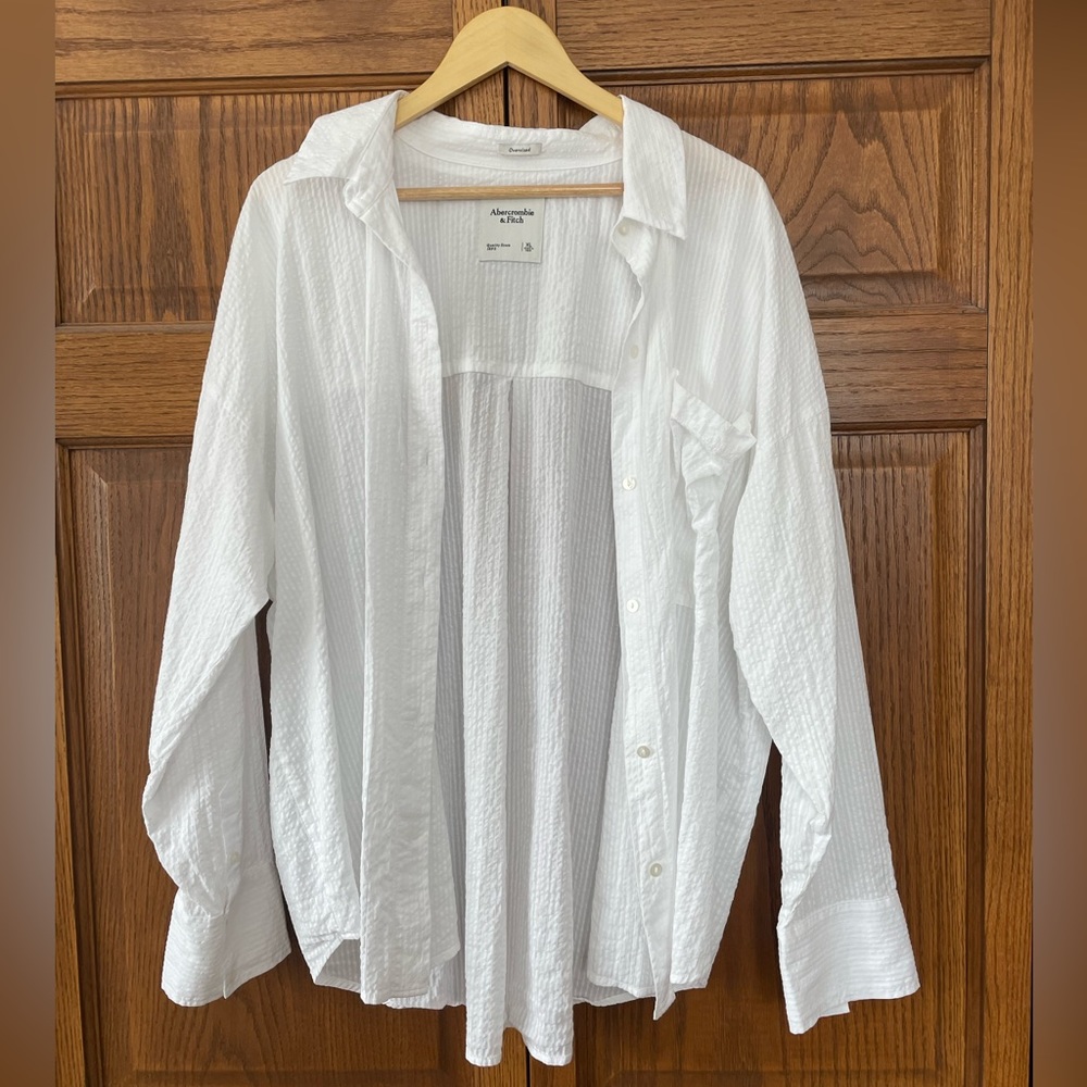 Abercrombie and Fitch Womens Oversized Button Down